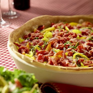Big Green Egg Deep Dish Pizza & Baking Stone