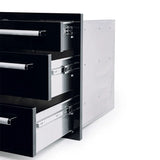 Titan Triple Drawer - Satin Black - CBATD-B