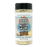 Boars Night Out - White Lightning w Double Garlic Butter