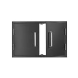 Titan Double Door - Satin Black - CBADD-B