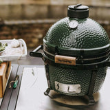 Big Green Egg Mini Max Bundle c/w table stand/convEGGtor/ash tool/cover/charcoal