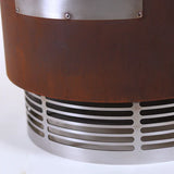 SMOKELIS KINDLE 500MM CORTEN/STAINLESS FIREPIT SK-C/S
