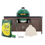 Big Green Egg XL 72in Farmhouse Kitchen bundle c/w EGG,Farmhouse,convEGGtor,cover,grid gripper,ash tool,charcoal,table nest