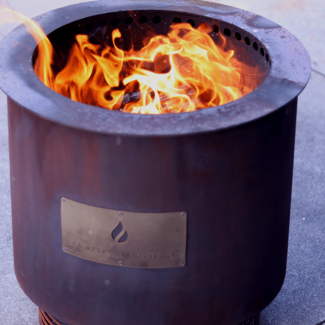 Smokelis Corten Firepit - Round (2 sizes Kindle 500mm/ Gather 700mm) Proudly Made in NZ