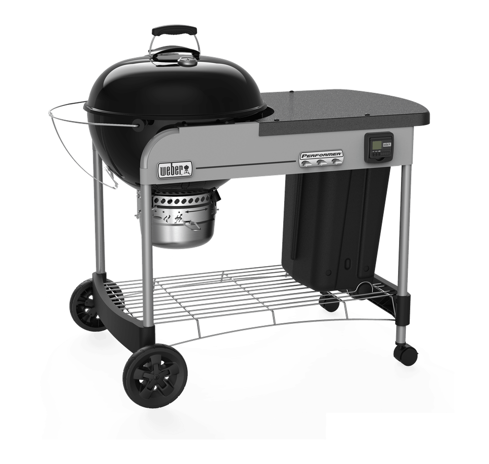 Weber Performer Premium Kettle on Large Cart c/w S/S GBS Grill - K15401724