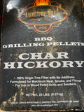 Lumberjack Char Hickory Pellets 20lb bag - 126653