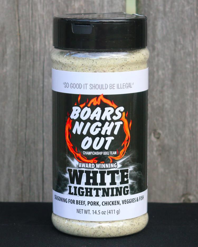 Boars Night Out White Lightning with Butter and Garlic BBQ