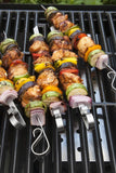 Charcoal Companion Stainless Flat Skewers Set of 6