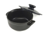 Charcoal Companion Flame Friendly Ceramic Bean Pot with Lid - Fireproof and Thermal Shock Resistant