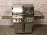 TITAN 4  800i 304 S/S BBQ WITH SIDE AND REAR BURNERS